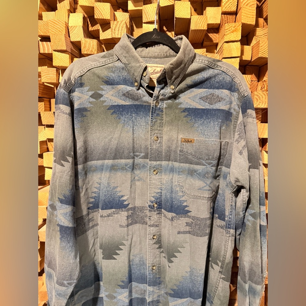 Woolrich western button up shirt. Size men’s large.